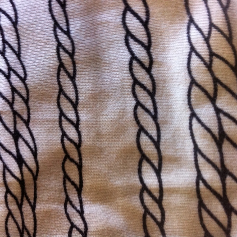 Banana Republic Tan & Rope Blue Pattern Tank Top - Picture 2 of 5